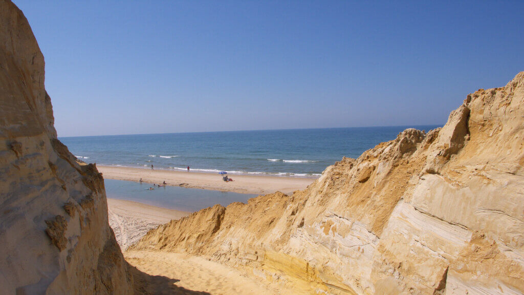 playa de Mazagón verano en Huelva