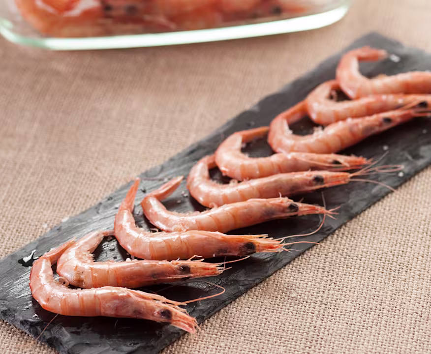 gamba blanca de Huelva